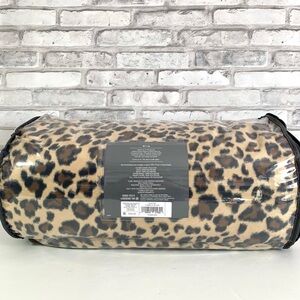 Threshold Faux Fur Leopard Print Throw